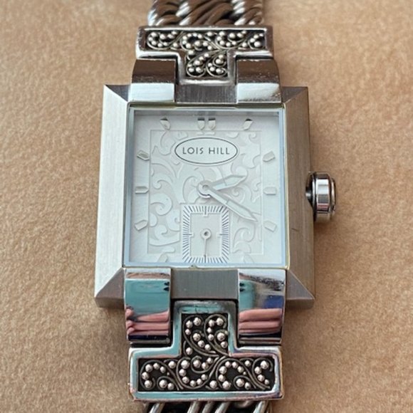 LOIS HILL Woman’s Sterling Silver Bracelet SWISS Watch LH-0002 main image 15